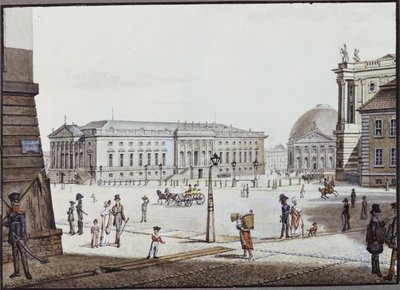 The Opernplatz, Berlin by F.A. Calau